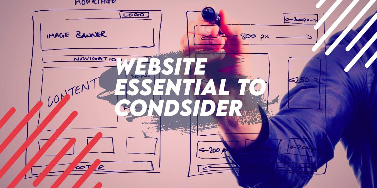 Key essetinals for building a website